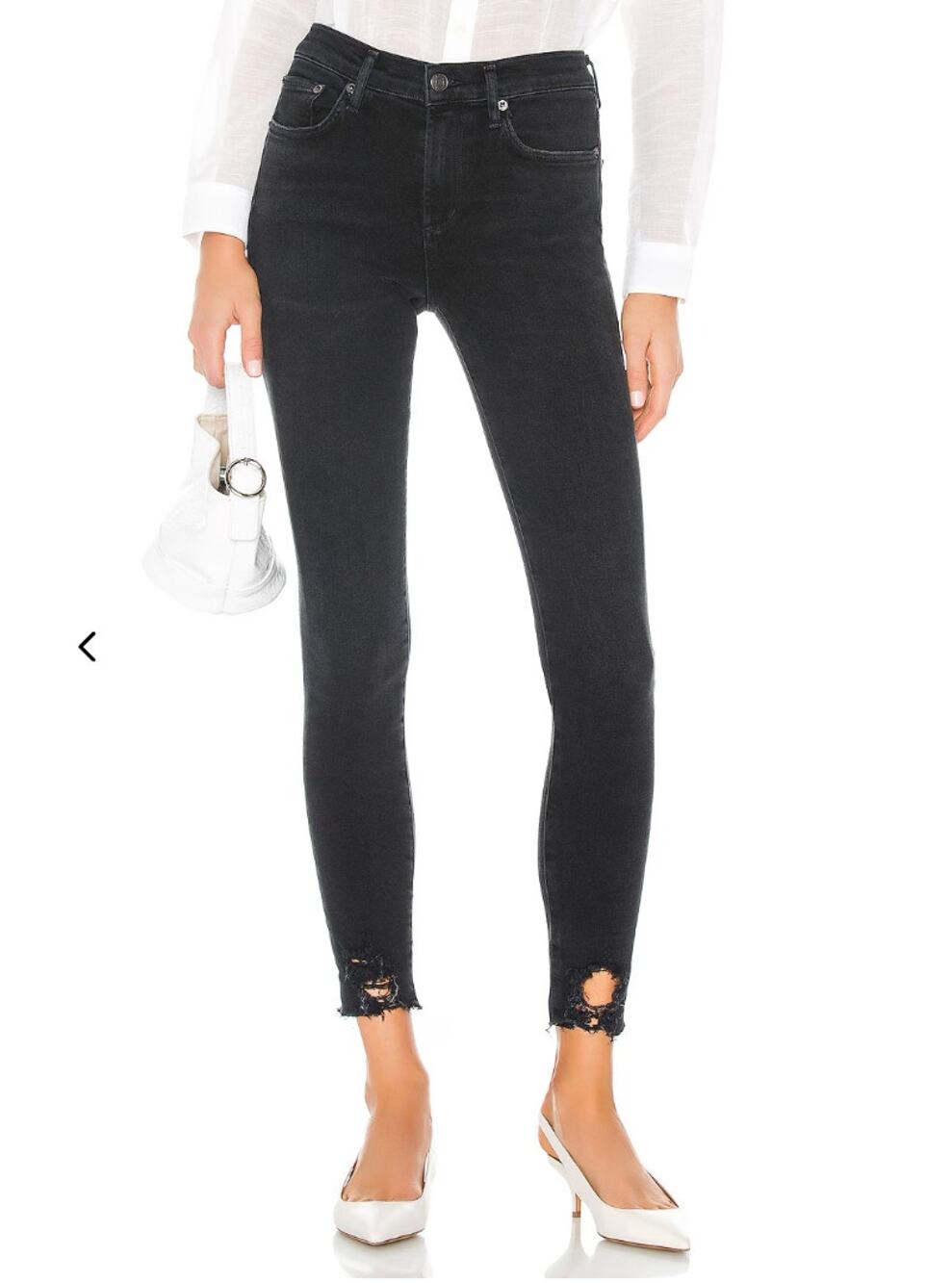 AGOLDE Sophie Ankle Denim Jean in Reverb Wash A123B-1158 // 26